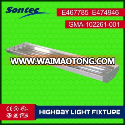 Fluorescent linear 4X54W T5 high bay lighting fixture UL 100W 200W LED high bay